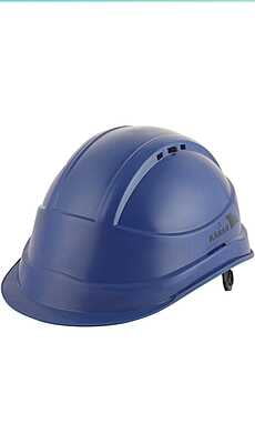 Safety Helmet  With Protective  Peak, Ventilators  and Ratchet Type  Adjustment,  PN542