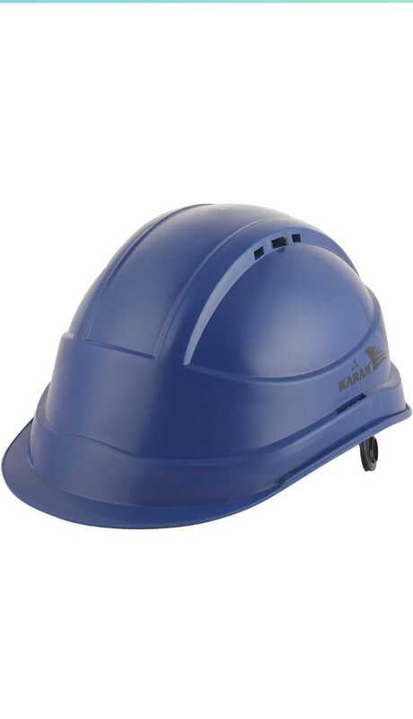 Safety Helmet With Protective Peak, Ventilators and Ratchet Type Adjustment, PN542 Safety Helmet With Protective Peak, Ventilators and Ratchet Type Adjustment, PN542