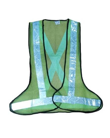 THREE SIDE OPEN JACKET, WHITE REFLECTIVE TAPE THREE SIDE OPEN JACKET, WHITE REFLECTIVE TAPE