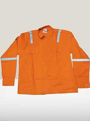ISAFE Plain Full Sleeves Flame Resistant Jacket, For Fire, Electricity.