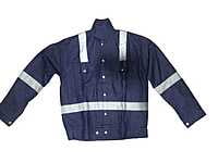 ISAFE Industrial Workwear Safety Waistcoat Jeans Jacket with Reflective Tape for Worker, Engineers, Supervisor ISAFE Industrial Workwear Safety Waistcoat Jeans Jacket with Reflective Tape for Worker, Engineers, Supervisor