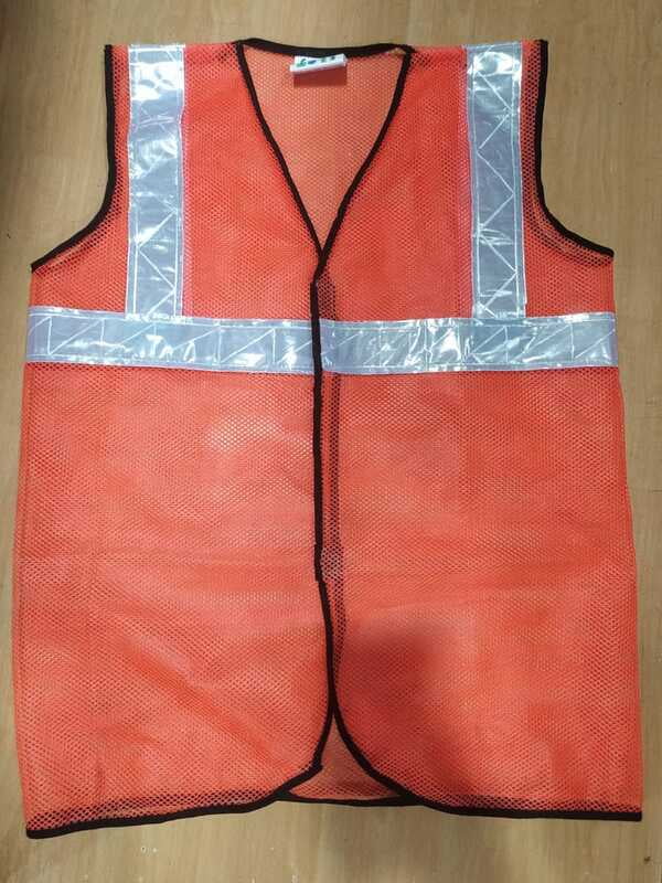ISAFE ORANGE SINGLE STRIP SAFETY JACKET ISAFE ORANGE SINGLE STRIP SAFETY JACKET