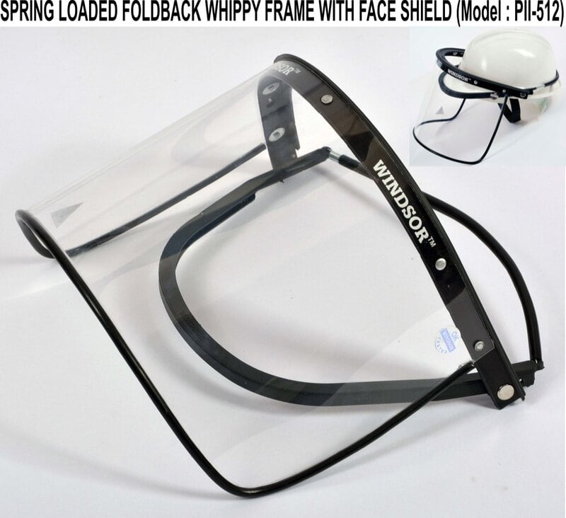 Poly carbonate Safety Helmet Spring Face Shield. Poly carbonate Safety Helmet Spring Face Shield.