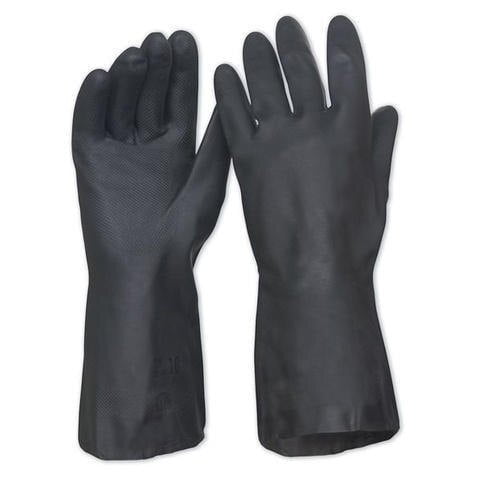Plain Black Industrial Rubber Gloves. Plain Black Industrial Rubber Gloves.